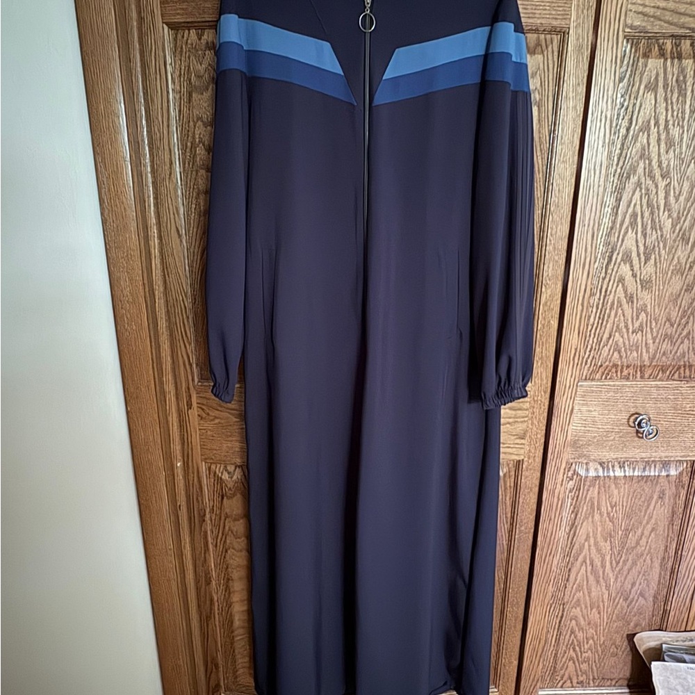 Navy Blue Long Sleeve dress /abaya / jilbab